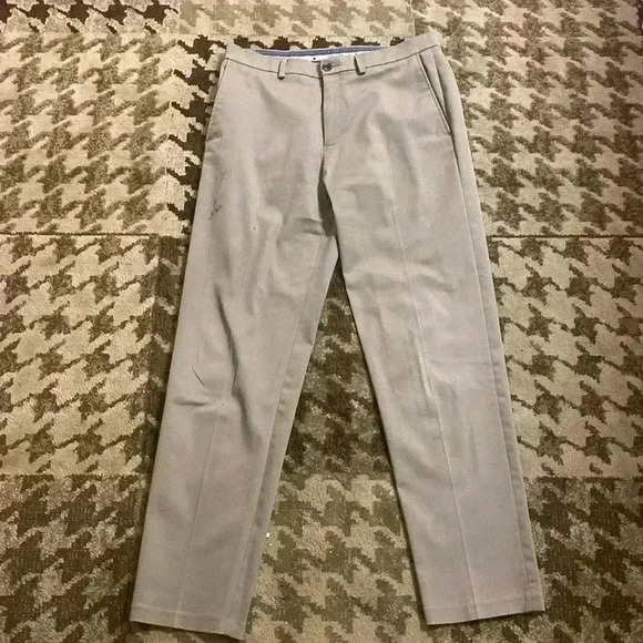 Haggar Khaki Straight Fit Pants - Picture 1 of 5